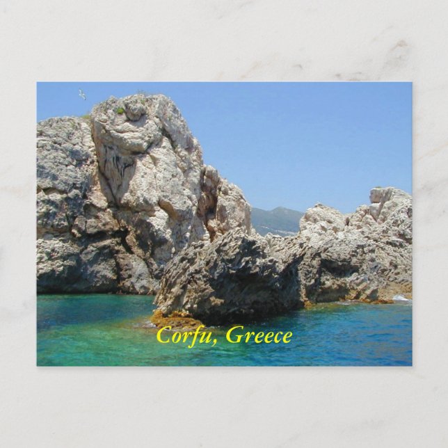Corfu, Greece Postcard (Front)