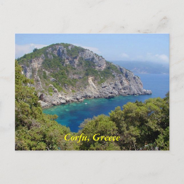 Corfu, Greece Postcard (Front)