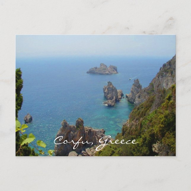 Corfu, Greece Postcard (Front)