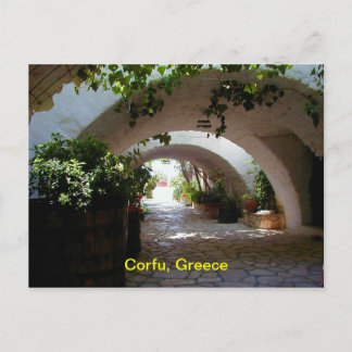 Corfu, Greece Postcard