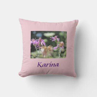 Corfu Lilac Wildflowers  Cushion