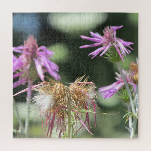 Corfu Lilac Wildflowers Jigsaw Puzzle