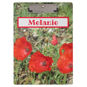 Corfu Red Poppies  Clipboard