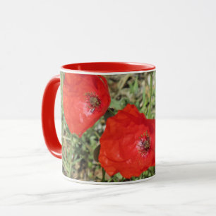 Corfu Red Poppies  Mug