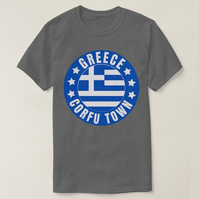 Corfu Town T-Shirt (Design Front)