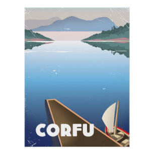 Corfu Travel poster