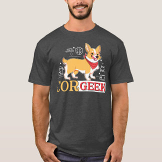 Corgeek Corgi Dog Lover Apparel Tees For Kids Wome