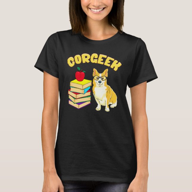 Corgeek Corgi Pun T-Shirt (Front)