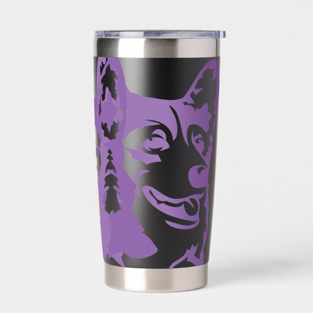 CORGI #3 INSULATED TUMBLER (Left)