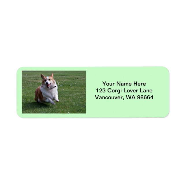 Corgi Address Labels (Front)