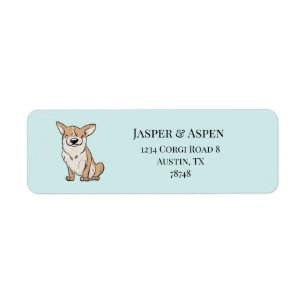 Corgi Address Return Address Label