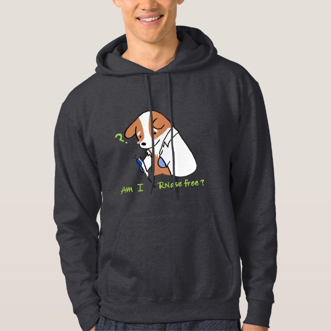 Corgi-Am I RNase Free? Hoodie (Front)