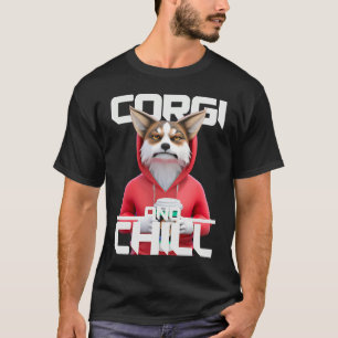 Corgi And Chill On Coffee Break T-Shirt