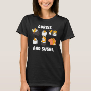 Corgi And Sushi Dog T-Shirt