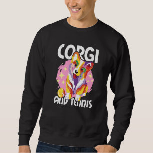 Corgi and Tennis Sweatshirt