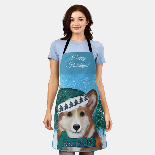 Corgi Apron (Worn)