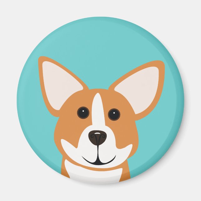 Corgi Art Magnet (Front)