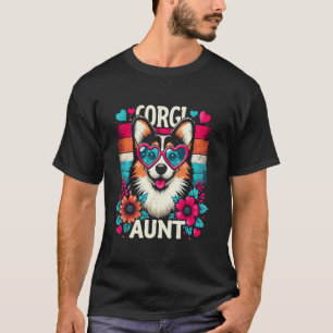 Corgi Aunt for Corgi Dog Pet Lovers T-Shirt