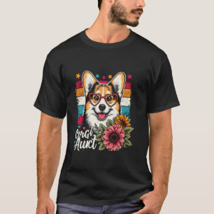 Corgi Aunt for Corgi Dog Pet Lovers T-Shirt