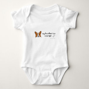corgi baby bodysuit