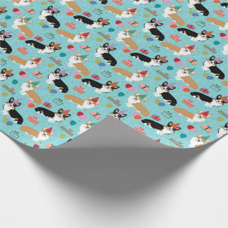 Corgi Birthday gift wrap