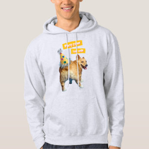 Corgi Butt Birthday Hat Hoodie