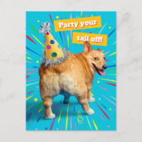 Corgi Butt Birthday Hat