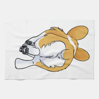 Corgi Butt Tea Towel