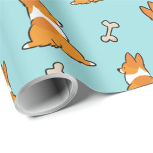 Corgi Butt Wrapping Paper