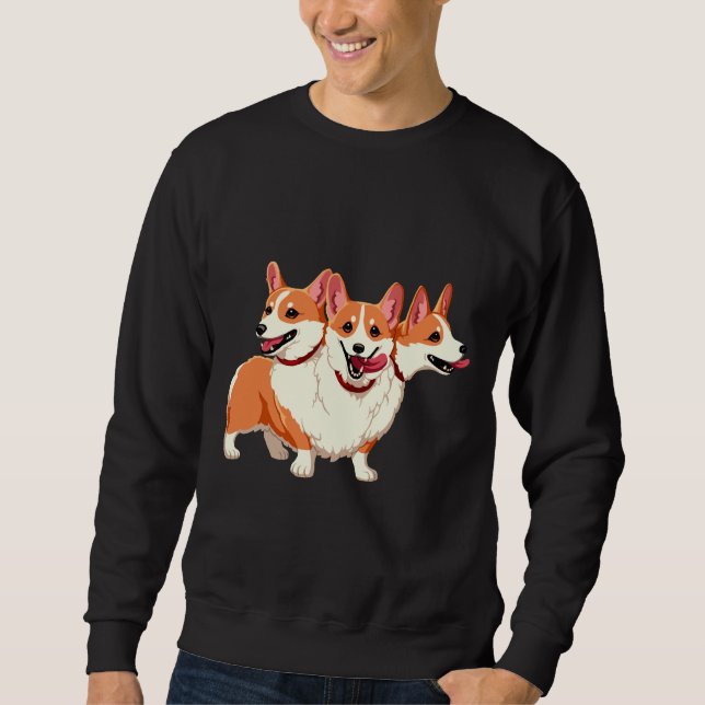 Corgi Cerberus Sweatshirt (Front)