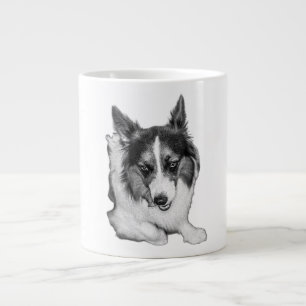 Corgi Charm in Fall Air Large Coffee Mug
