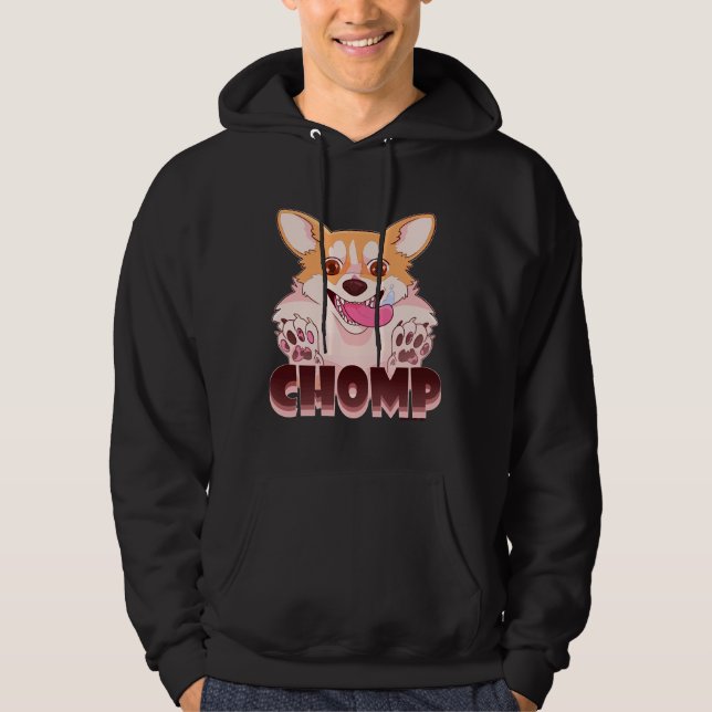 Corgi Chomp Hoodie (Front)