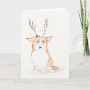 Corgi Christmas card