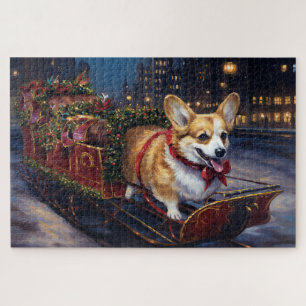 Corgi Christmas Festive Season Jigsaw Puzzle