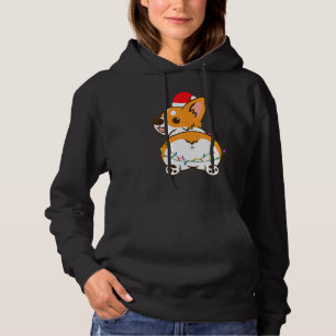 Corgi Christmas Merry Woofmas Corgmas Santa Corgi Hoodie