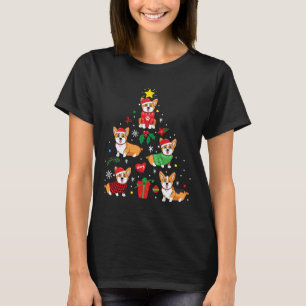 Corgi Christmas Ornament Tree T-Shirt