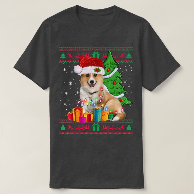 Corgi Christmas Sweater Corgi Christmas  (Design Front)