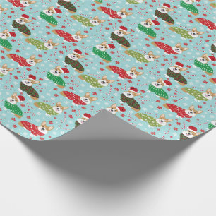 Corgi Christmas Sweater Gift Wrap