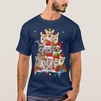 Corgi Christmas Tree Christmas Corgi  T-Shirt