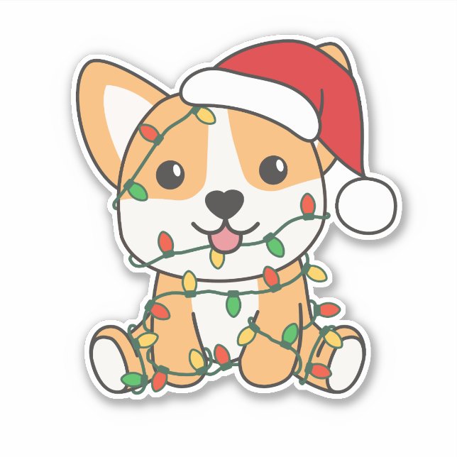 Corgi Christmas Winter Animals Dog (Front)
