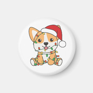 Corgi Christmas Winter Animals Dog Magnet