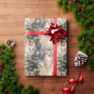 Corgi Christmas Wrapping Paper
