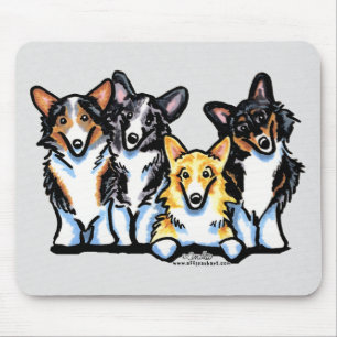 Corgi Clan Mouse Pad