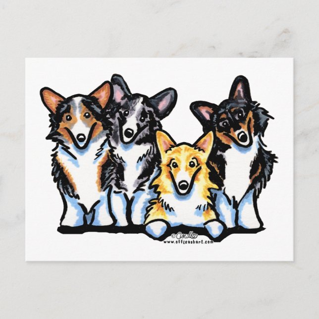 Corgi Clan Postcard (Front)