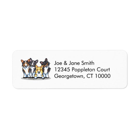 Corgi Clan Return Address Label