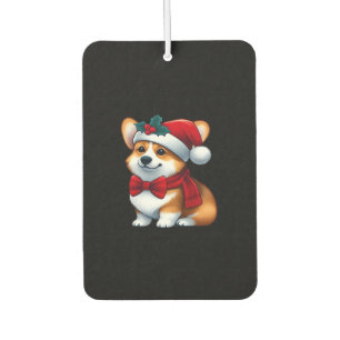 Corgi Claus A Pawsitively Merry Christmas Classic Car Air Freshener