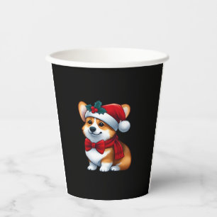Corgi Claus A Pawsitively Merry Christmas Classic  Paper Cups