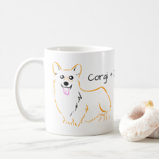 Corgi + Coffee = Life Coffee Mug