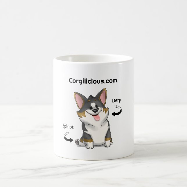 Corgi coffee mug (Center)
