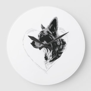 Corgi Copy Copy Copy Copy Large Clock